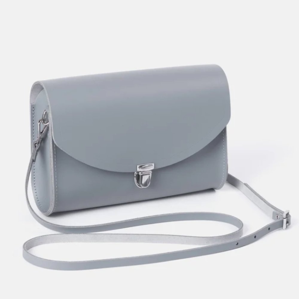 The Cambridge Satchel - French Grey Saffiano Bage